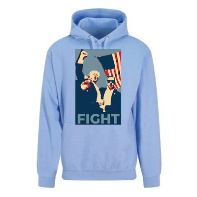 Trump Shot Trump Fight Unisex Surf Hoodie