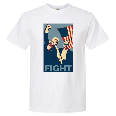 Trump Shot Trump Fight Garment-Dyed Heavyweight T-Shirt