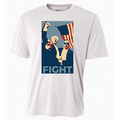 Trump Shot Trump Fight Cooling Performance Crew T-Shirt