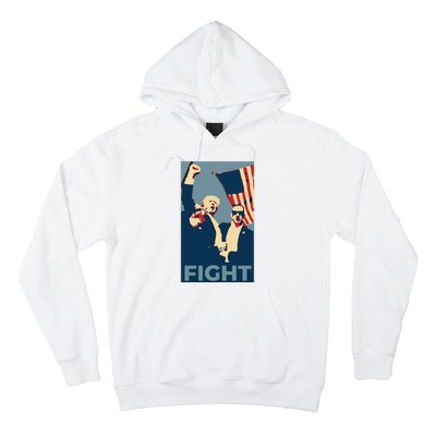 Trump Shot Trump Fight Hoodie