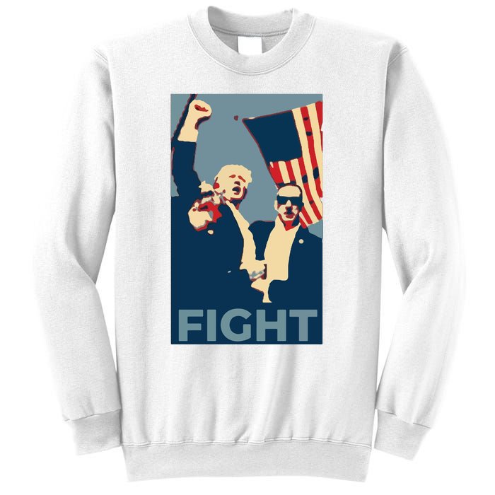 Trump Shot Trump Fight Sweatshirt