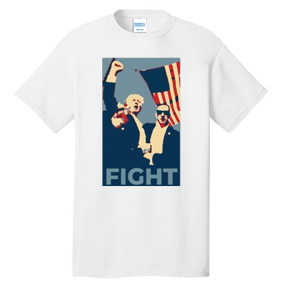 Trump Shot Trump Fight Tall T-Shirt