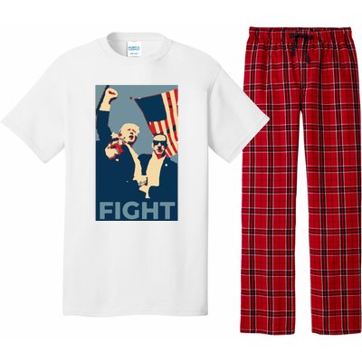 Trump Shot Trump Fight Pajama Set