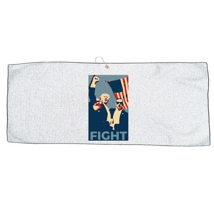 Trump Shot Trump Fight Large Microfiber Waffle Golf Towel