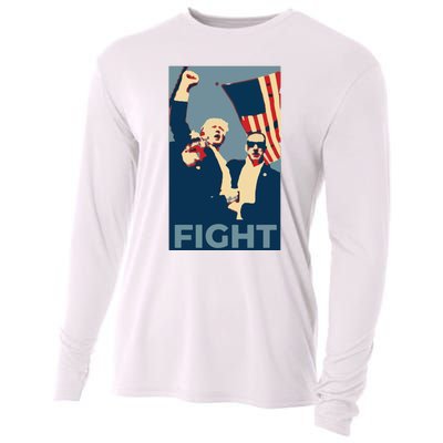 Trump Shot Trump Fight Cooling Performance Long Sleeve Crew