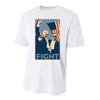 Trump Shot Trump Fight Performance Sprint T-Shirt