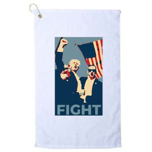 Trump Shot Trump Fight Platinum Collection Golf Towel