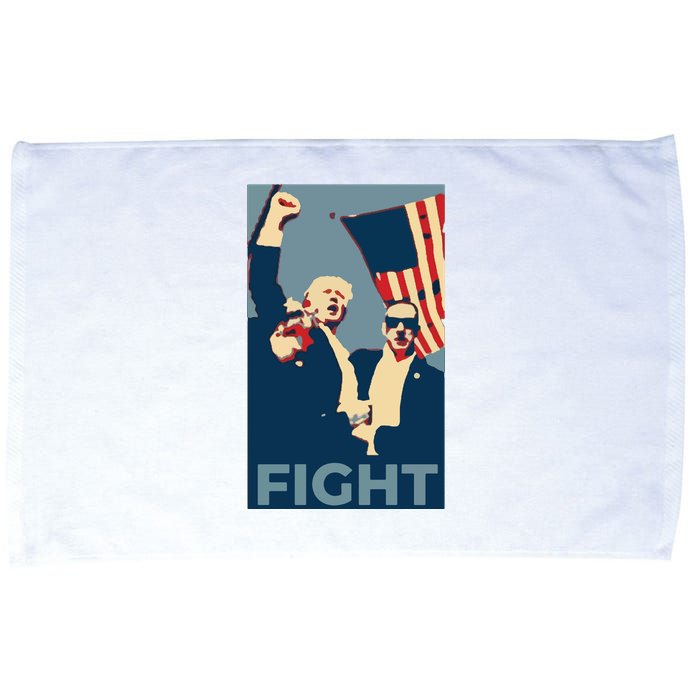 Trump Shot Trump Fight Microfiber Hand Towel