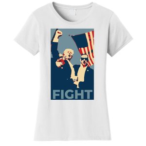 Trump Shot Trump Fight Women's T-Shirt