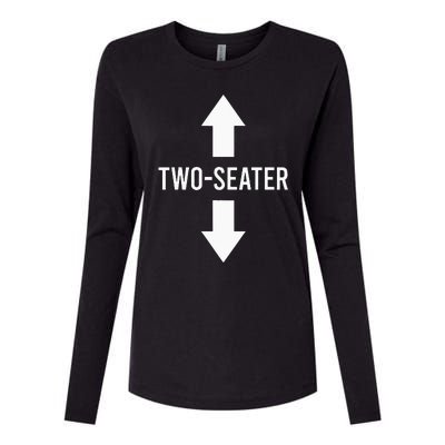 Two Seater TwoSeater 2 Seater Two Seater Womens Cotton Relaxed Long Sleeve T-Shirt