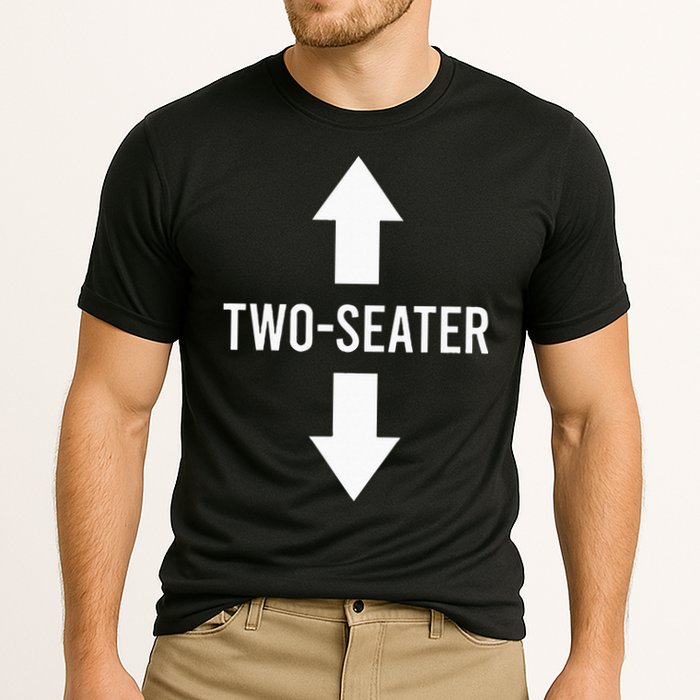 Two Seater TwoSeater 2 Seater Two Seater Cooling Performance Crew T-Shirt