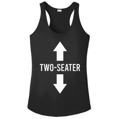 Two Seater TwoSeater 2 Seater Two Seater Ladies PosiCharge Competitor Racerback Tank