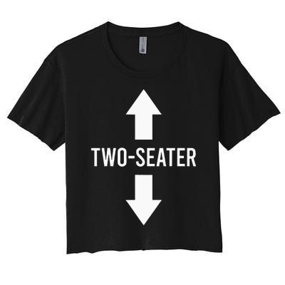 Two Seater TwoSeater 2 Seater Two Seater Women's Crop Top Tee