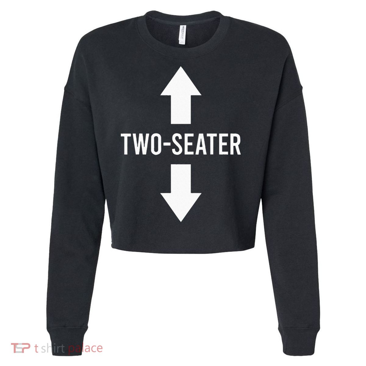 Two Seater TwoSeater 2 Seater Two Seater Cropped Pullover Crew