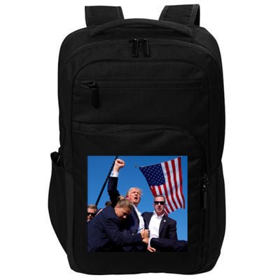 Trump Shooting Trump 2024 Ill Never Stop Fighting For My Country Impact Tech Backpack