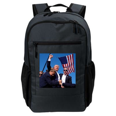 Trump Shooting Trump 2024 Ill Never Stop Fighting For My Country Daily Commute Backpack