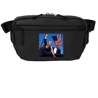 Trump Shooting Trump 2024 Ill Never Stop Fighting For My Country Crossbody Pack