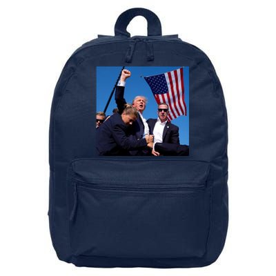 Trump Shooting Trump 2024 Ill Never Stop Fighting For My Country 16 in Basic Backpack