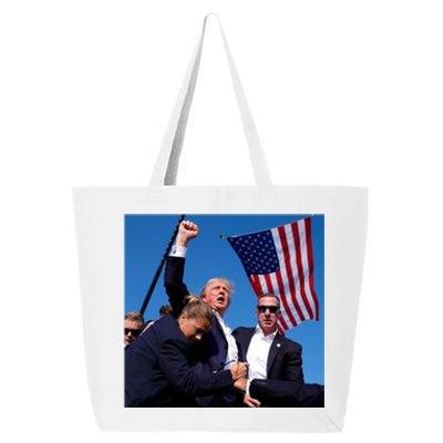 Trump Shooting Trump 2024 Ill Never Stop Fighting For My Country 25L Jumbo Tote