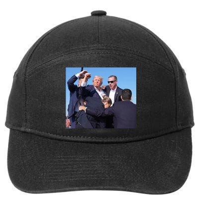 Trump Shooting Trump 2024 Ill Never Stop Fighting For My Country 7-Panel Snapback Hat