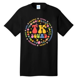 TK Squad Transitional Kindergarten Back To School Teacher Tall T-Shirt