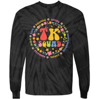 TK Squad Transitional Kindergarten Back To School Teacher Tie-Dye Long Sleeve Shirt