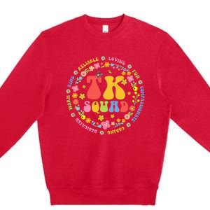 TK Squad Transitional Kindergarten Back To School Teacher Premium Crewneck Sweatshirt