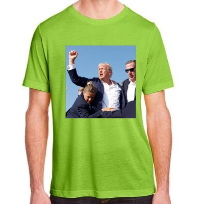 Trump Shooting Trump 2024 Ill Never Stop Fighting For My Country Adult ChromaSoft Performance T-Shirt