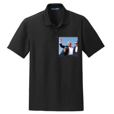 Trump Shooting Trump 2024 Ill Never Stop Fighting For My Country Dry Zone Grid Polo