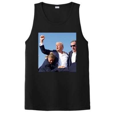 Trump Shooting Trump 2024 Ill Never Stop Fighting For My Country PosiCharge Competitor Tank