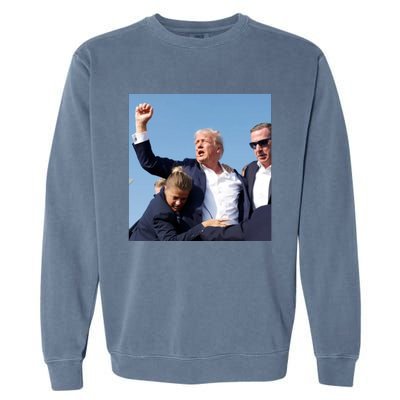 Trump Shooting Trump 2024 Ill Never Stop Fighting For My Country Garment-Dyed Sweatshirt