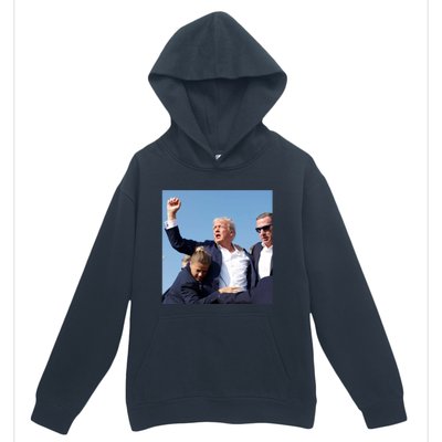 Trump Shooting Trump 2024 Ill Never Stop Fighting For My Country Urban Pullover Hoodie