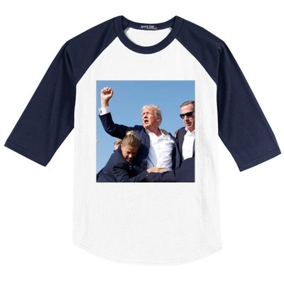 Trump Shooting Trump 2024 Ill Never Stop Fighting For My Country Baseball Sleeve Shirt