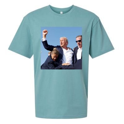 Trump Shooting Trump 2024 Ill Never Stop Fighting For My Country Sueded Cloud Jersey T-Shirt