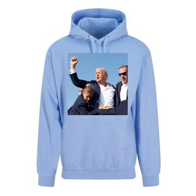 Trump Shooting Trump 2024 Ill Never Stop Fighting For My Country Unisex Surf Hoodie