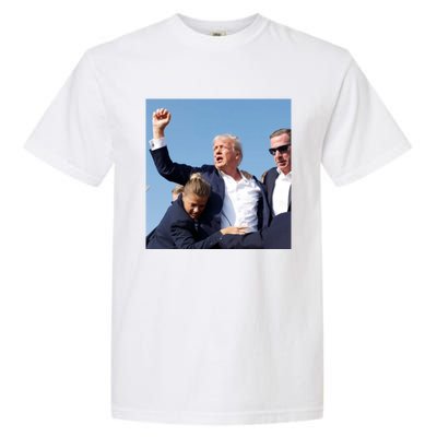 Trump Shooting Trump 2024 Ill Never Stop Fighting For My Country Garment-Dyed Heavyweight T-Shirt