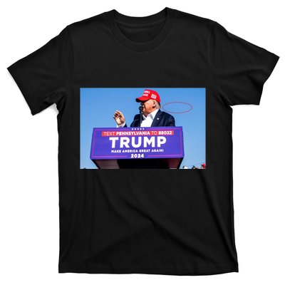 Trump Shooting Trump 2024 Ill Never Stop Fighting For My Country T-Shirt