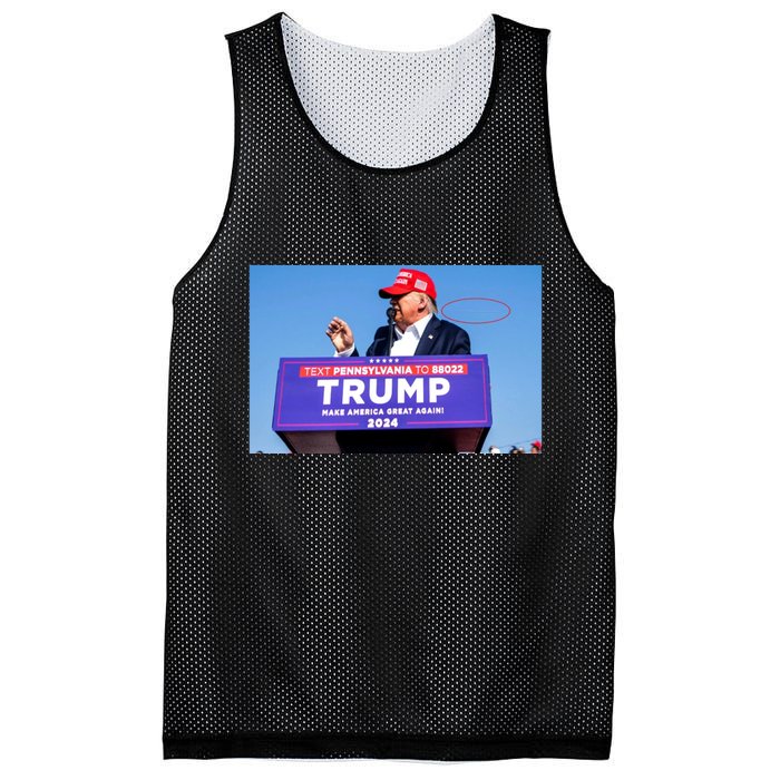 Trump Shooting Trump 2024 Ill Never Stop Fighting For My Country Mesh Reversible Basketball Jersey Tank