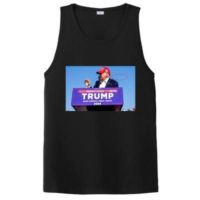 Trump Shooting Trump 2024 Ill Never Stop Fighting For My Country PosiCharge Competitor Tank