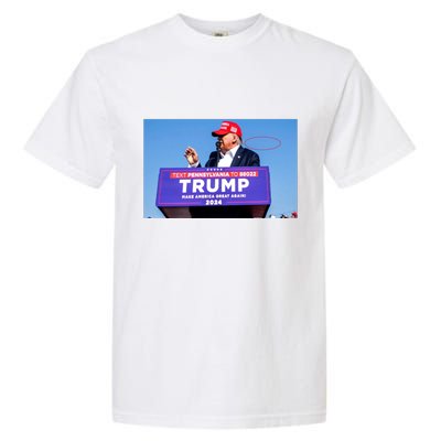 Trump Shooting Trump 2024 Ill Never Stop Fighting For My Country Garment-Dyed Heavyweight T-Shirt