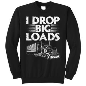 Trucker Semi Truck Driver Lover Sweatshirt