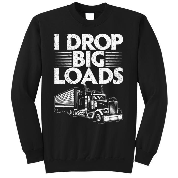 Trucker Semi Truck Driver Lover Sweatshirt