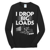 Trucker Semi Truck Driver Lover Tall Long Sleeve T-Shirt