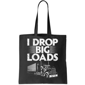 Trucker Semi Truck Driver Lover Tote Bag