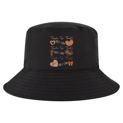 Teach So That They Can Dream Excel Teacher Cool Comfort Performance Bucket Hat