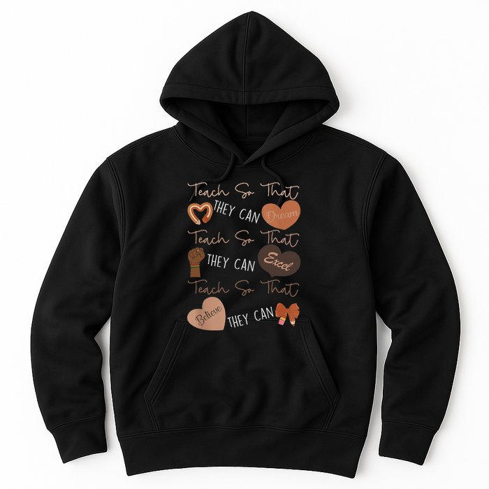 Teach So That They Can Dream Excel Teacher Hoodie