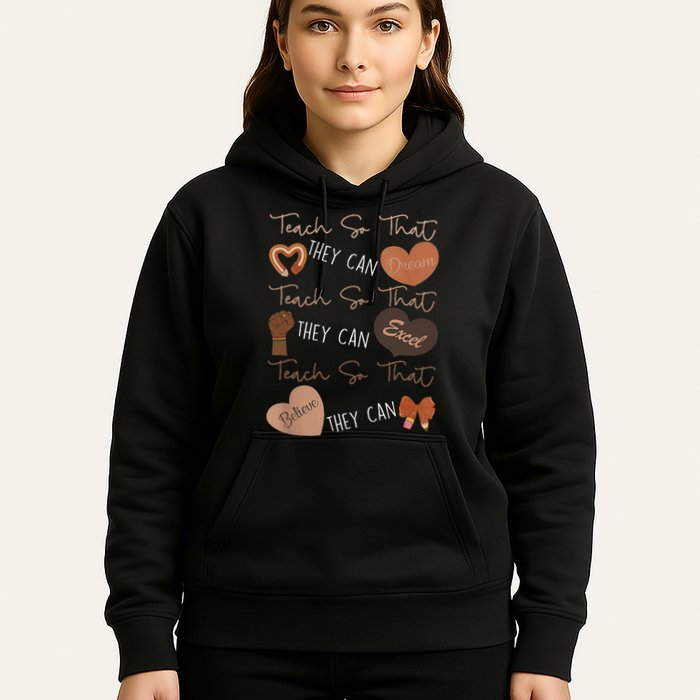 Teach So That They Can Dream Excel Teacher Hoodie
