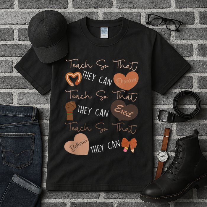 Teach So That They Can Dream Excel Teacher Tall T-Shirt