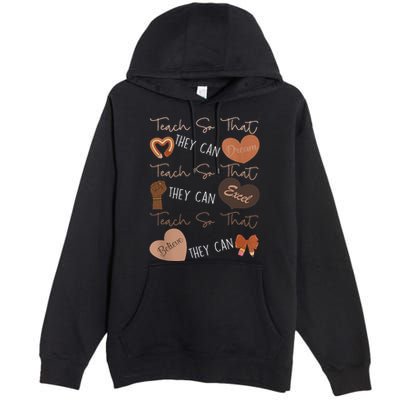 Teach So That They Can Dream Excel Teacher Premium Pullover Hoodie