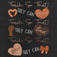 Teach So That They Can Dream Excel Teacher Large Microfiber Waffle Golf Towel